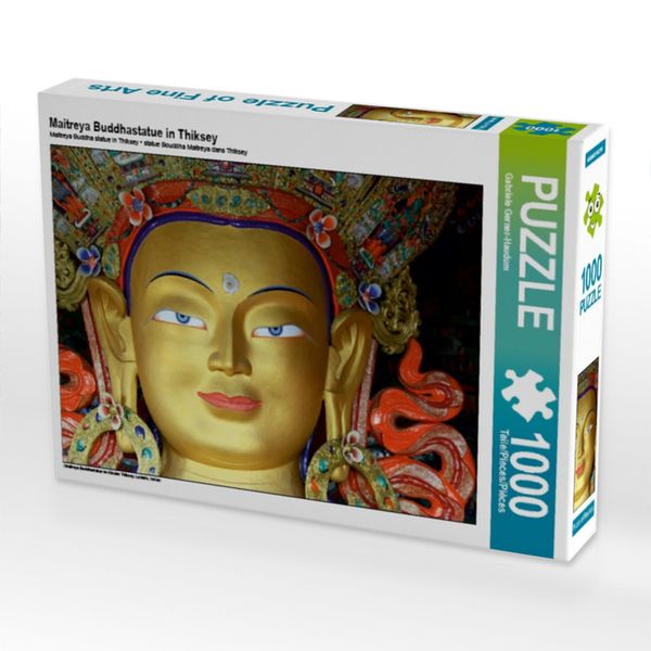 Produktbild: CALVENDO Puzzle Maitreya Buddhastatue in Thiksey | 1000 Teile Lege-Gr&ouml;&szlig;e 64x48cm Foto-Puzzle f&uuml;r gl&uuml;ckliche Stunden