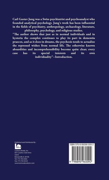 Produktbild: The Psychology of Dementia Praecox