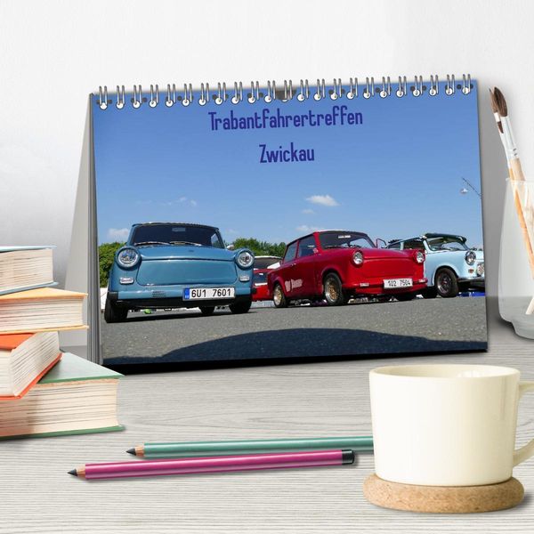 Produktbild: Trabantfahrertreffen Zwickau (Tischkalender 2026 DIN A5 quer), CALVENDO Monatskalender