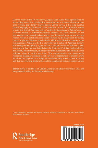 Produktbild: The Life and Works of Augusta Jane Evans Wilson, 1835-1909