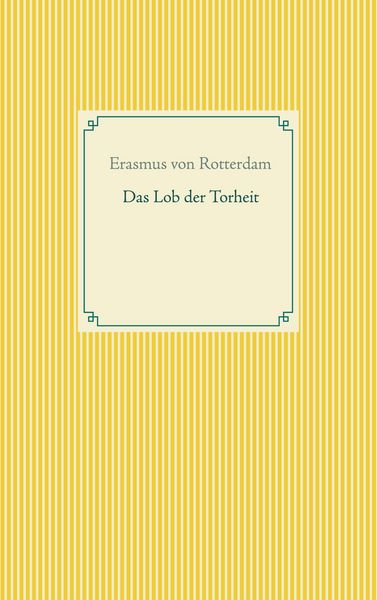 Produktbild: Das Lob der Torheit