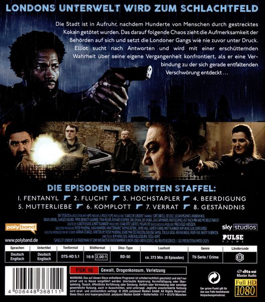 Produktbild: Gangs of London - Staffel 3 [2 BRs]