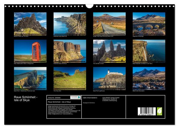 Produktbild: Raue Sch&ouml;nheit - Isle of Skye (Wandkalender 2026 DIN A3 quer), CALVENDO Monatskalender