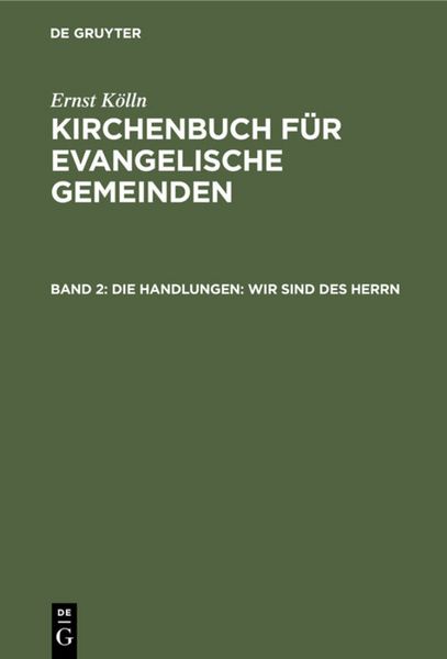 Produktbild: Die Handlungen: Wir sind des Herrn
