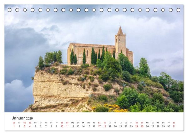 Produktbild: Die Marken - Italien wo es am sch&ouml;nsten ist (Tischkalender 2026 DIN A5 quer), CALVENDO Monatskalender