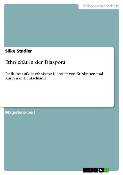 Produktbild: Ethnizit&auml;t in der Diaspora