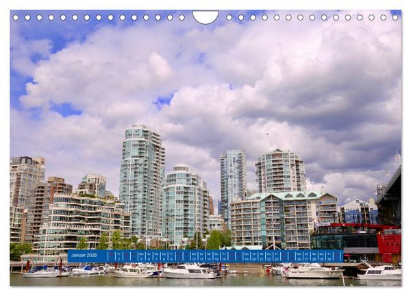 Produktbild: Vancouver - Tr&auml;umen zwischen Wolken und Meer (Wandkalender 2026 DIN A4 quer), CALVENDO Monatskalender