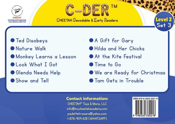 Produktbild: C-DER (Cheetah Decodable & Early Readers) Set 3, Book 17, Ted Disobeys