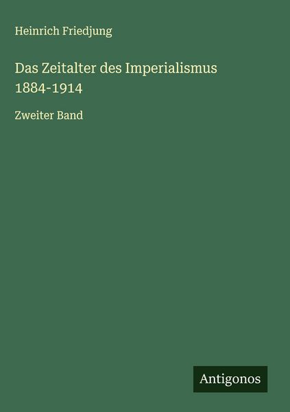 Produktbild: Das Zeitalter des Imperialismus 1884-1914