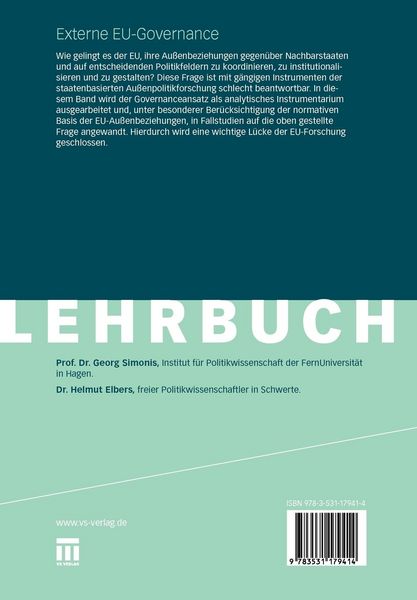 Produktbild: Externe EU-Governance