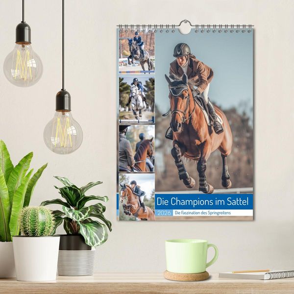 Produktbild: Die Champions im Sattel (Wandkalender 2026 DIN A4 hoch), CALVENDO Monatskalender