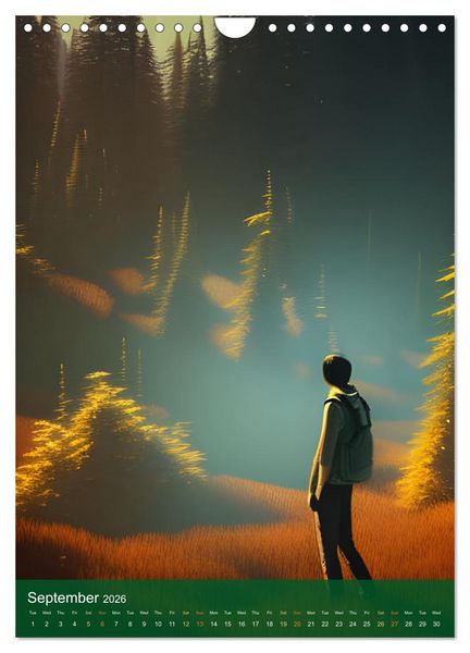 Produktbild: Epic Wanderings (Wall Calendar 2026 DIN A4 portrait), CALVENDO 12 Month Wall Calendar