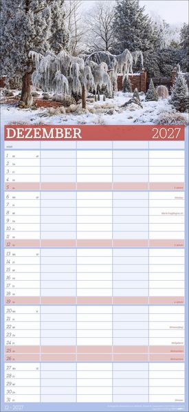 Produktbild: Garten Familienplaner 2027