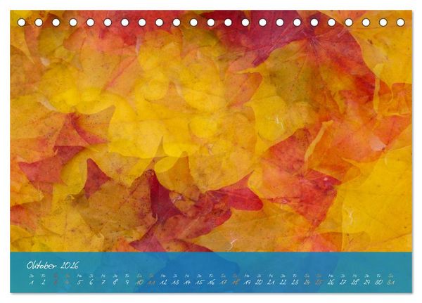 Produktbild: Natur abstrakt Farben und Strukturen (Tischkalender 2026 DIN A5 quer), CALVENDO Monatskalender