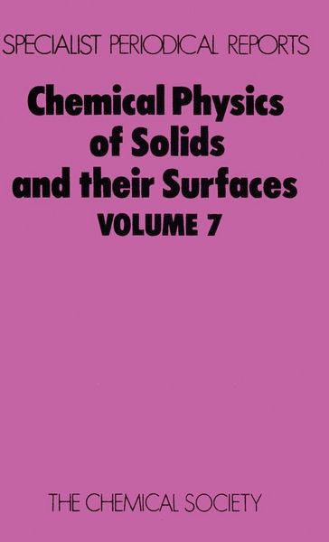 Produktbild: Chemical Physics of Solids and Their Surfaces