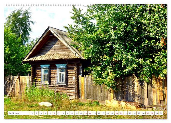 Produktbild: Dorfidylle - Landleben in Russland (hochwertiger Premium Wandkalender 2026 DIN A2 quer), Kunstdruck in Hochglanz