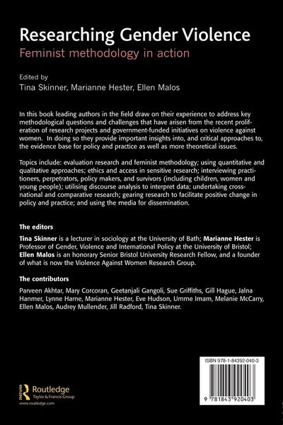 Produktbild: Researching Gender Violence