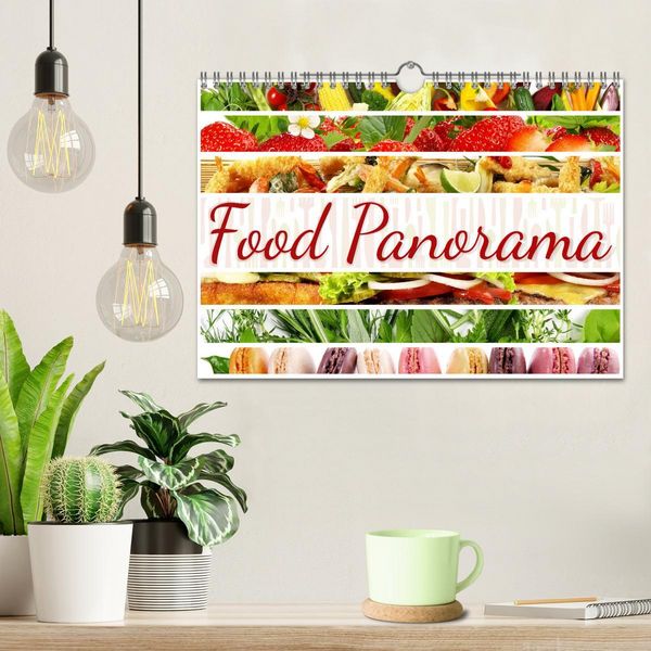 Produktbild: Food Panorama - K&uuml;chenkalender 2026 (Wandkalender 2026 DIN A4 quer), CALVENDO Monatskalender