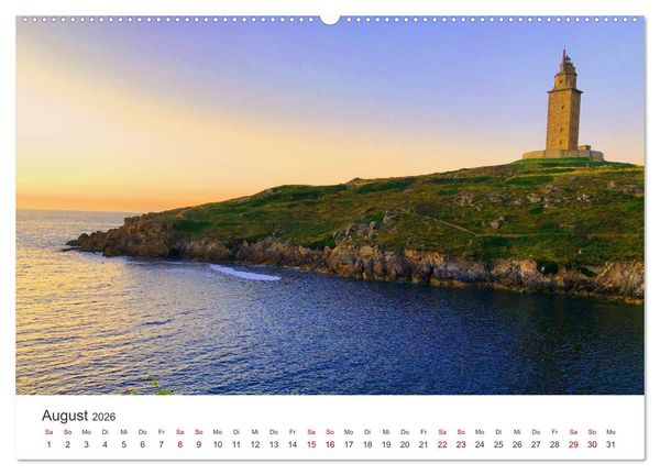 Produktbild: Spanien - Ein wundervolles Land mit viel Sonnenschein. (Wandkalender 2026 DIN A2 quer), CALVENDO Monatskalender