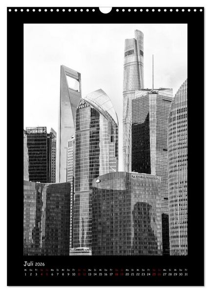 Produktbild: Shanghai zwischen Tradition und Business (Wandkalender 2026 DIN A3 hoch), CALVENDO Monatskalender