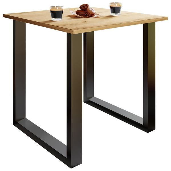 Produktbild: Premium Holz Esstisch K&uuml;chentisch Xona U 80x80