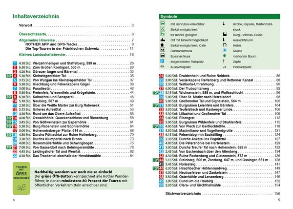 Produktbild: ROTHER Wanderf&uuml;hrer Fr&auml;nkische Schweiz. 50 Touren im Frankenjura &ndash; mit Oberem Maintal, Hersbrucker Schweiz und N&uuml;rnberger Land