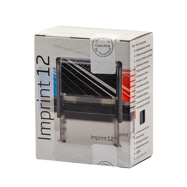 Produktbild: Stempel Imprint 12 schwarz mit Gutschein