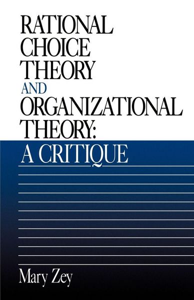 Produktbild: Rational Choice Theory and Organizational Theory