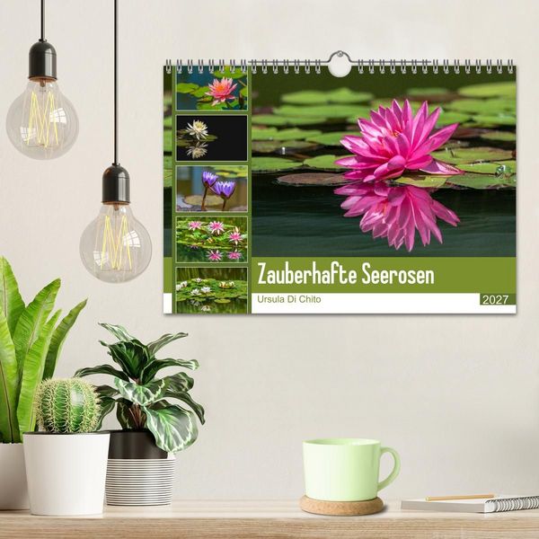 Produktbild: Zauberhafte Seerosen (Wandkalender 2027 DIN A4 quer), CALVENDO Monatskalender