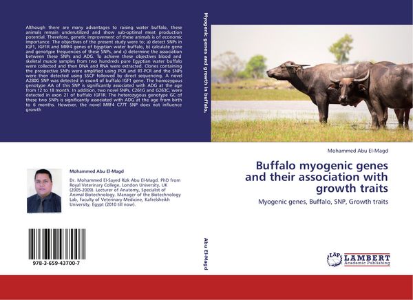 Produktbild: Buffalo myogenic genes and their association with growth traits