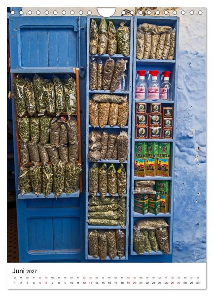 Produktbild: Marokko - Chefchaouen (Wandkalender 2027 DIN A4 hoch), CALVENDO Monatskalender