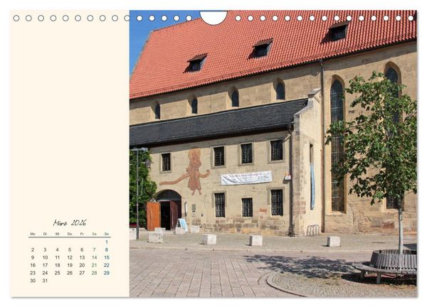 Produktbild: Saalfeld an der Saale &ndash; mein Streifzug durch die historische Altstadt (Wandkalender 2026 DIN A4 quer), CALVENDO Monatskalender