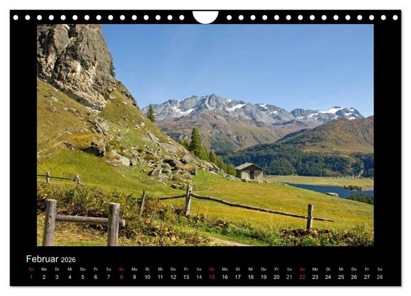 Produktbild: Oberengadin (Wandkalender 2026 DIN A4 quer), CALVENDO Monatskalender