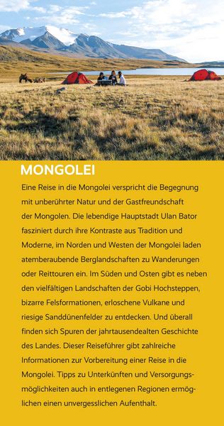 Produktbild: TRESCHER Reisef&uuml;hrer Mongolei