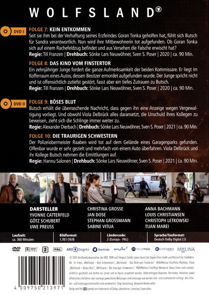 Produktbild: Wolfsland - Folge 7-10 [2 DVDs]