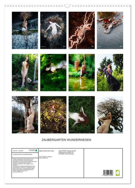 Produktbild: ZAUBERGARTEN WUNDERWESEN (Wandkalender 2026 DIN A2 hoch), CALVENDO Monatskalender