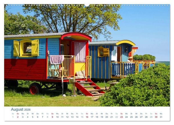 Produktbild: Freiheit auf Reisen 2026. Impressionen vom Camping und Zelten (hochwertiger Premium Wandkalender 2026 DIN A2 quer), Kunstdruck in Hochglanz