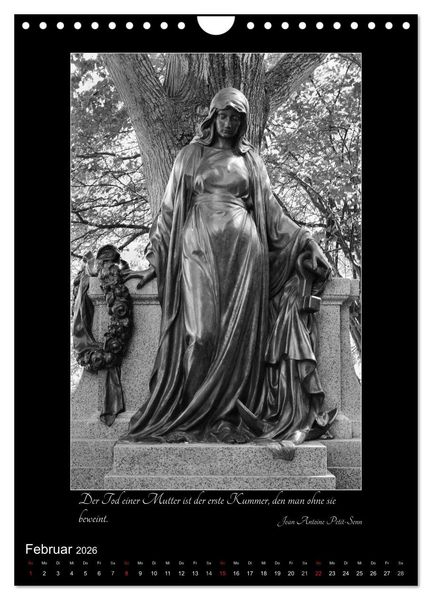 Produktbild: S&uuml;dfriedhof Leipzig (Wandkalender 2026 DIN A4 hoch), CALVENDO Monatskalender