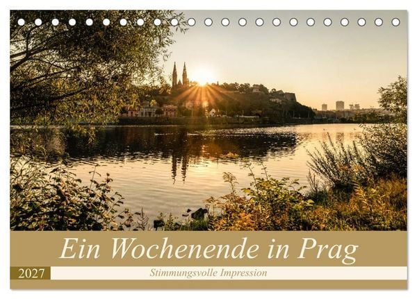 Produktbild: Ein Wochenende in Prag (Tischkalender 2027 DIN A5 quer), CALVENDO Monatskalender