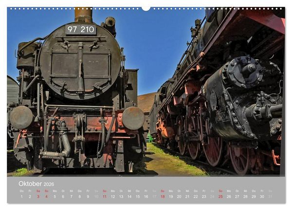 Produktbild: F&uuml;r Liebhaber des Dampfes (Wandkalender 2026 DIN A2 quer), CALVENDO Monatskalender