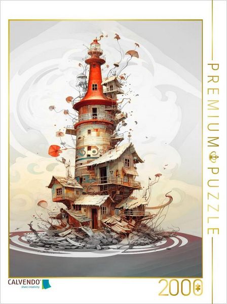 Produktbild: CALVENDO Puzzle Mystisches Leuchtfeuer | 2000 Teile Lege-Gr&ouml;&szlig;e 90x67cm Foto-Puzzle f&uuml;r gl&uuml;ckliche Stunden