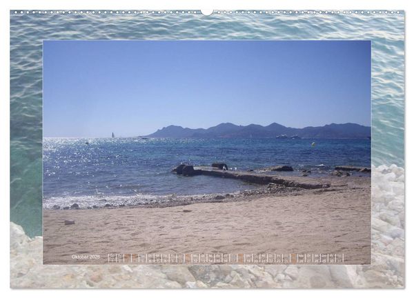 Produktbild: Nizza, C&ocirc;te d'Azur (hochwertiger Premium Wandkalender 2026 DIN A2 quer), Kunstdruck in Hochglanz