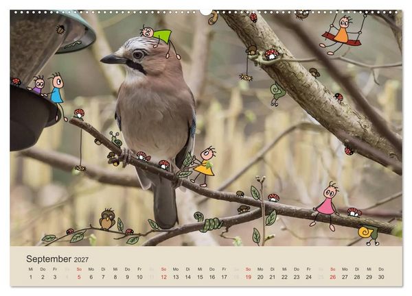 Produktbild: Das Leben der kleinen Pankies (hochwertiger Premium Wandkalender 2027 DIN A2 quer), Kunstdruck in Hochglanz