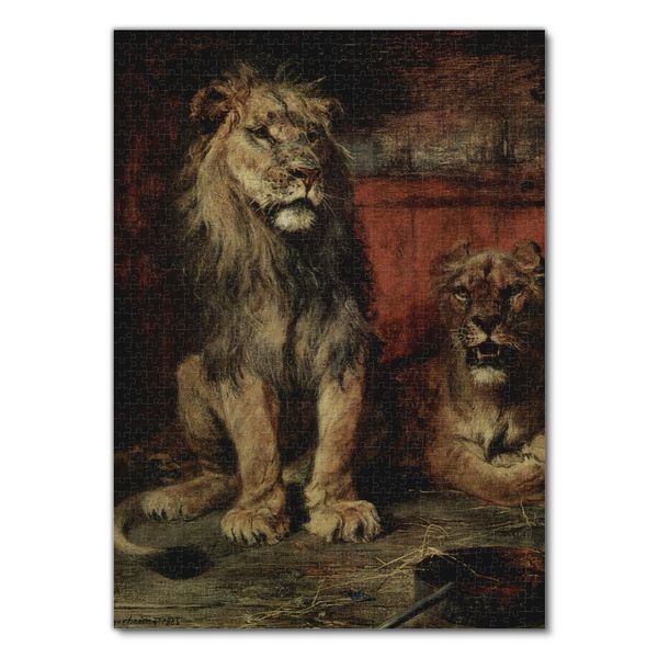 Produktbild: Lais Puzzle Paul Friedrich Meyerheim - L&ouml;wen 1000 Teile