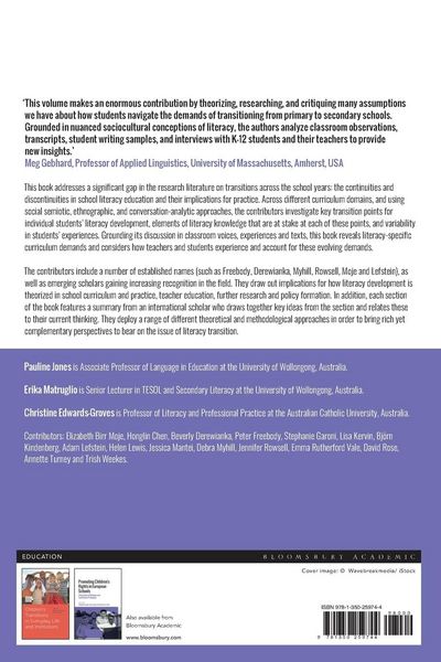 Produktbild: Transition and Continuity in School Literacy Development