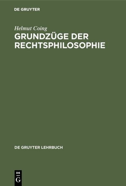 Produktbild: Grundz&uuml;ge der Rechtsphilosophie