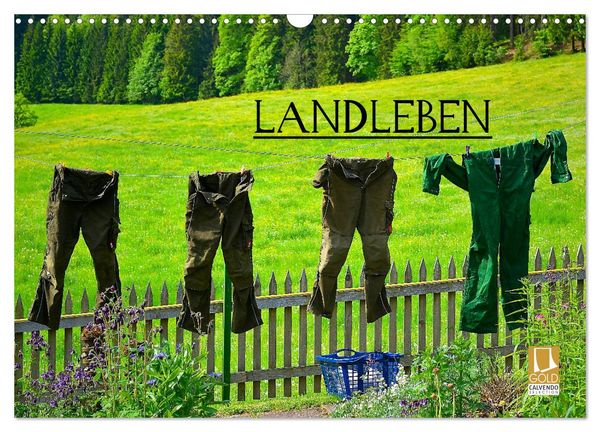 Produktbild: Landleben (Wandkalender 2026 DIN A3 quer), CALVENDO Monatskalender