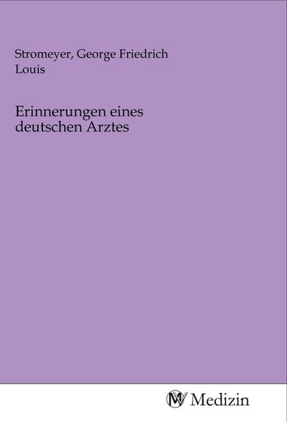 Produktbild: Erinnerungen eines deutschen Arztes