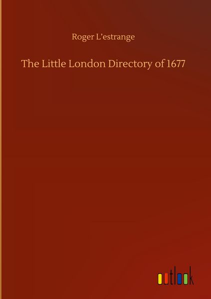 Produktbild: The Little London Directory of 1677