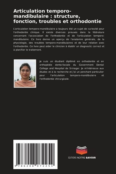 Produktbild: Articulation temporo-mandibulaire : structure, fonction, troubles et orthodontie
